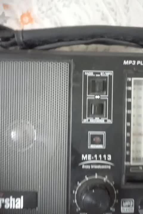 رادیومارشال درحدنو خیلی کم کارکرد|سیستم صوتی خانگی|ساری, |دیوار