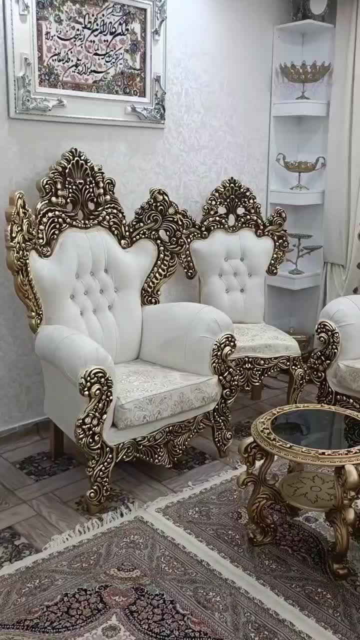 مبل سلطنتی پامچال ۷ نفره کامل|مبلمان خانگی و میز عسلی|ارومیه, |دیوار