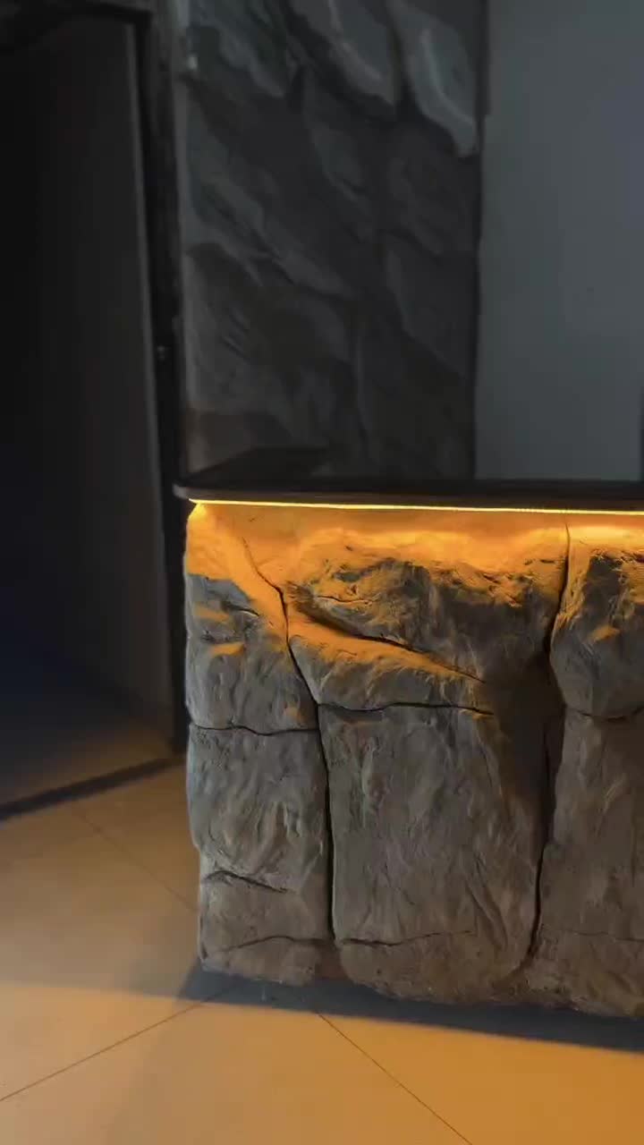 طراحی و اجرای کناف‌‌، دیوار صخره ای(Rock wall)|خدمات پیشه و مهارت|رشت, منظریه|دیوار