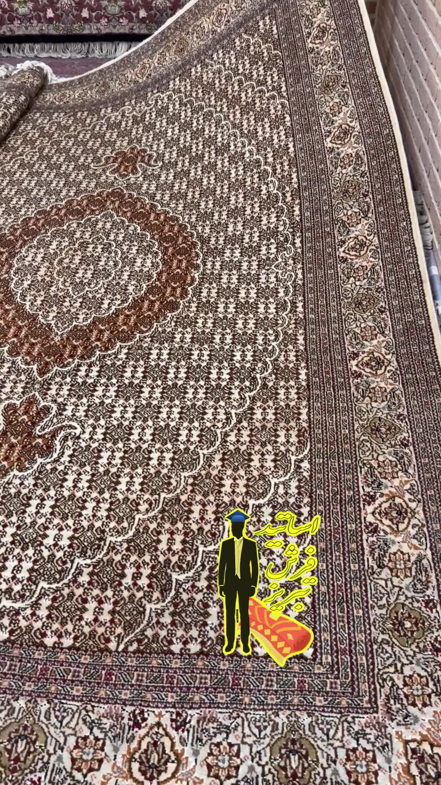 فرش جفت۶متر ماهی۴۰رج خوی (اقساط بدون بهره)|فرش|تبریز, |دیوار