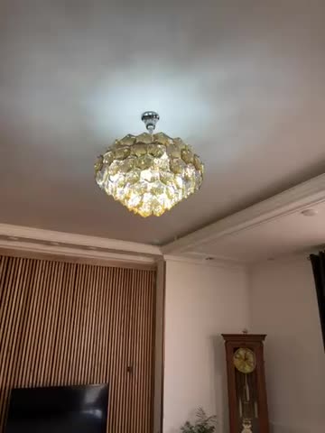 لوستر الماس کروم 65|لوستر و چراغ آویز|یزد, |دیوار