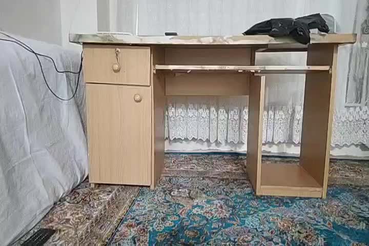 میز کامپیوتر چوبی قهوه ای|میز تحریر و کامپیوتر|بوکان, |دیوار