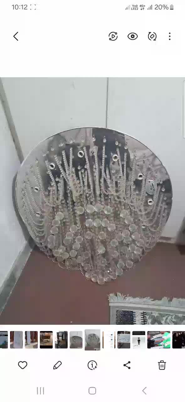 لوستر سقفی کنترل دار|لوستر و چراغ آویز|رشت, بازار|دیوار