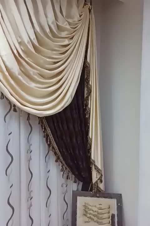 پرده پذیرایی شیک و تمیز|پرده، رانر، رومیزی|الوند, |دیوار