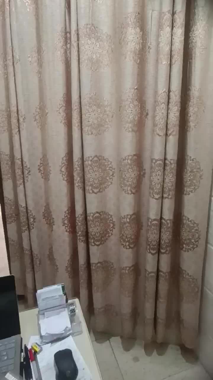 پرده ضخیم طلایی|پرده، رانر، رومیزی|لاهیجان, خمیر کلایه|دیوار