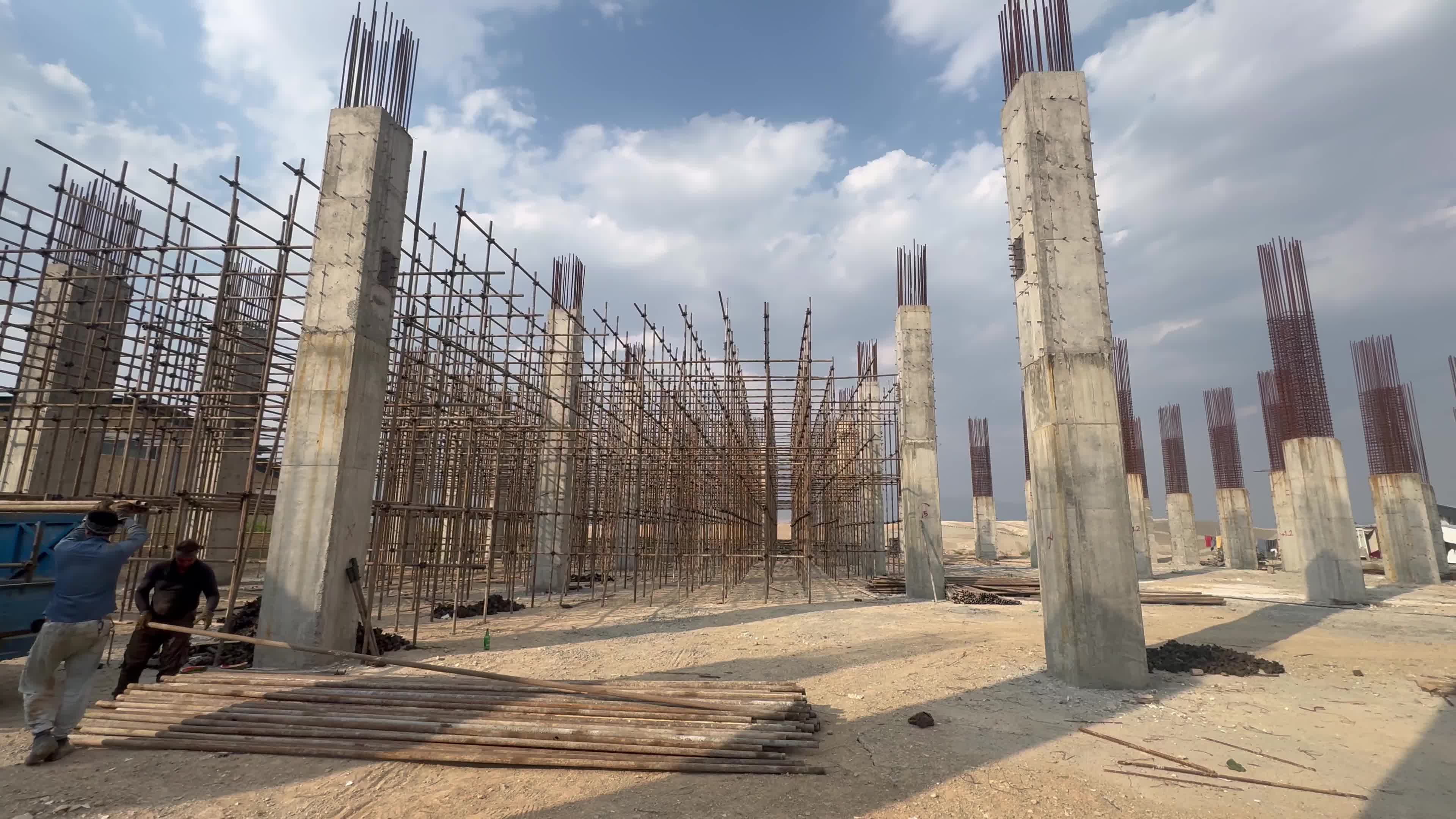 Metal scaffolding of the new structure داربست فلزی|خدمات پیشه و مهارت|تهران, کرمان|دیوار