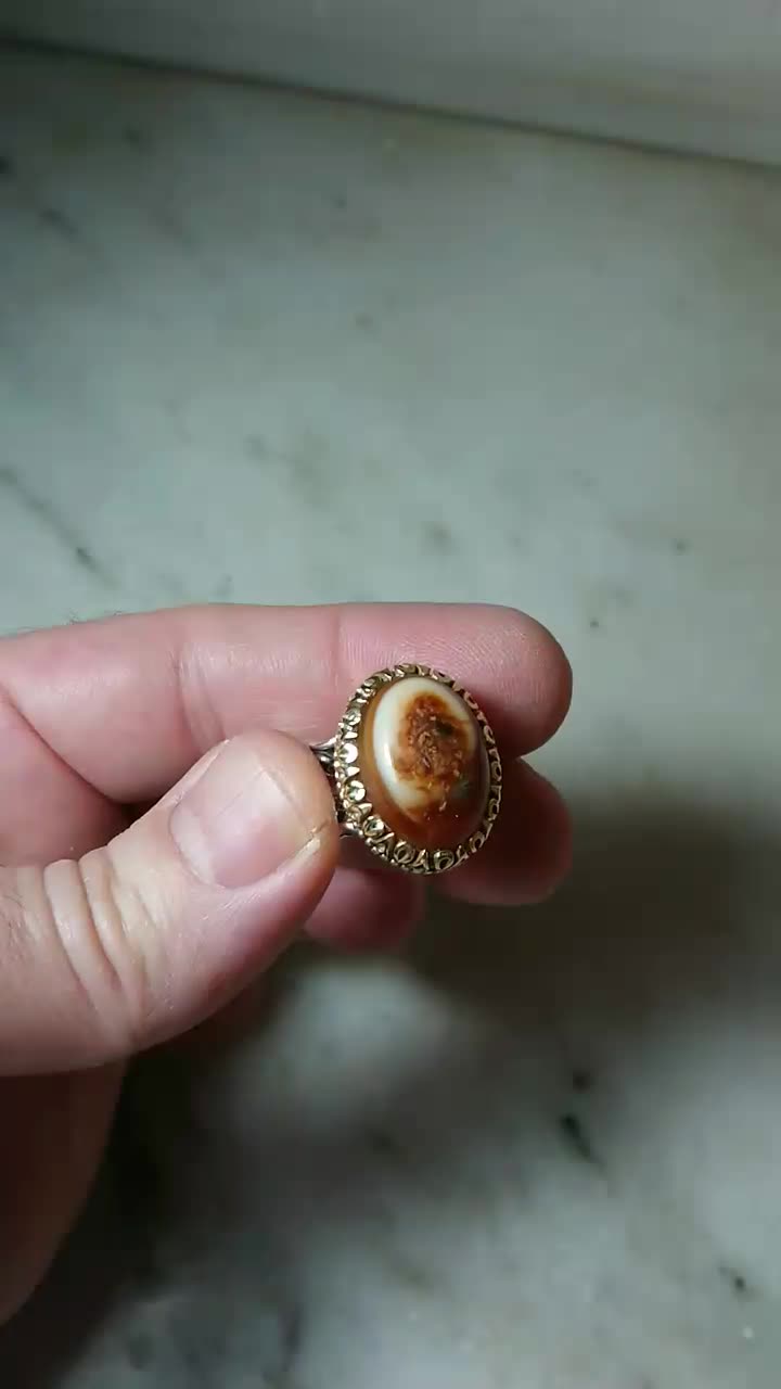 انگشتر نقره عقیق سلیمانی|جواهرات|تهران, دستغیب|دیوار