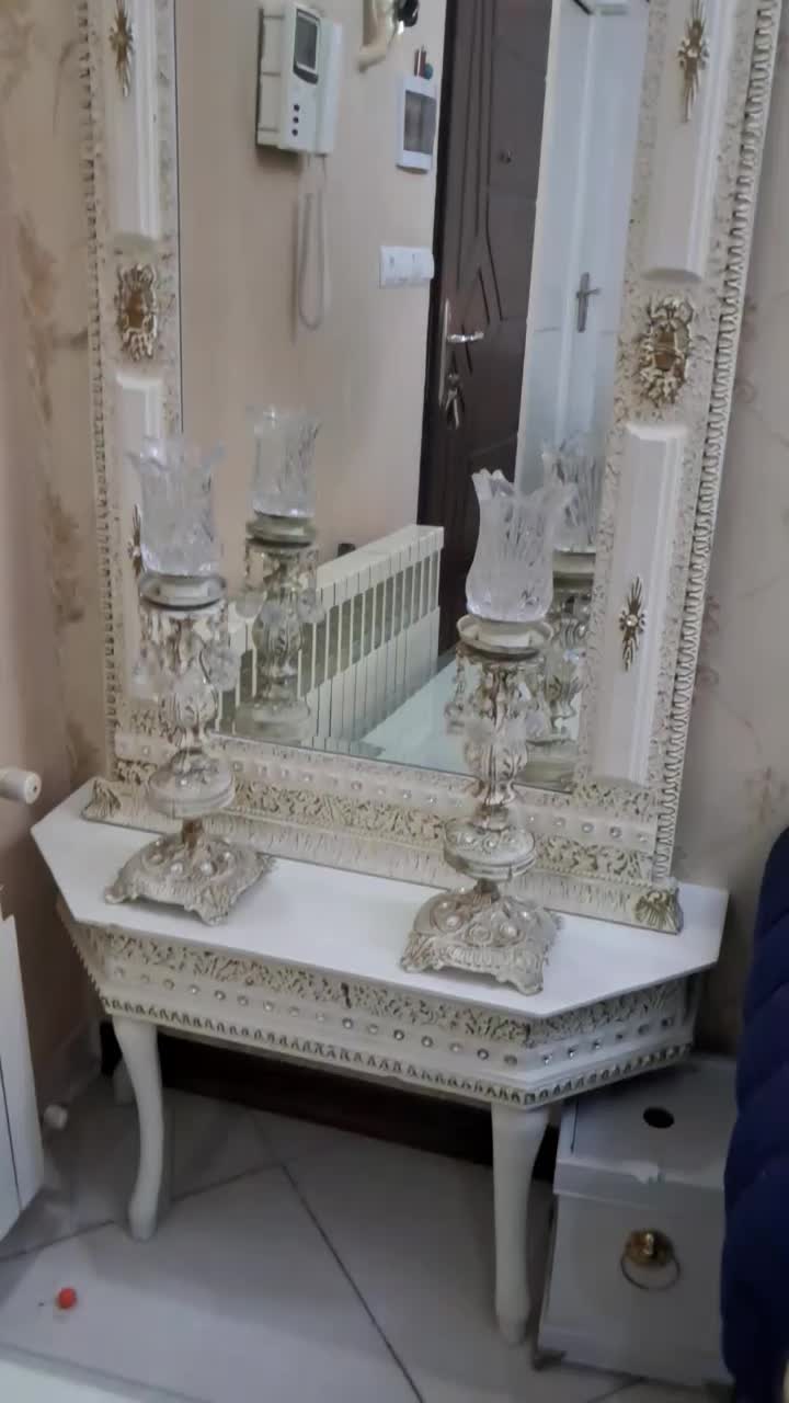 ساعت ایستاده و آینه شمدان|ساعت دیواری و تزئینی|ری, دیلمان|دیوار