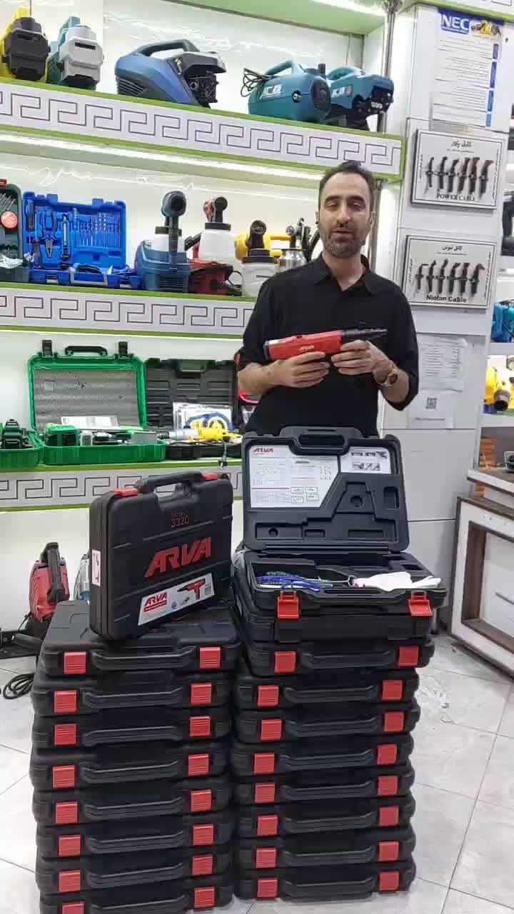 تفنگ گان چاشنی خور۳۳۲۰میخ کوب بتن میخکوب کناف آروا|ابزارآلات|مشهد, طلاب|دیوار