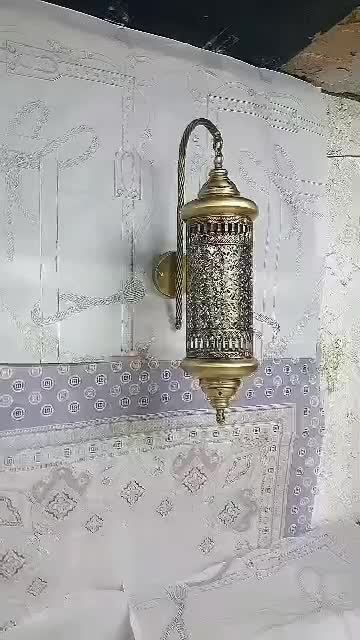 لوسترفانوسی تک شعله سرپیج بزرگ ودیوارکوبش|لوستر و چراغ آویز|تهران, جوادیه|دیوار