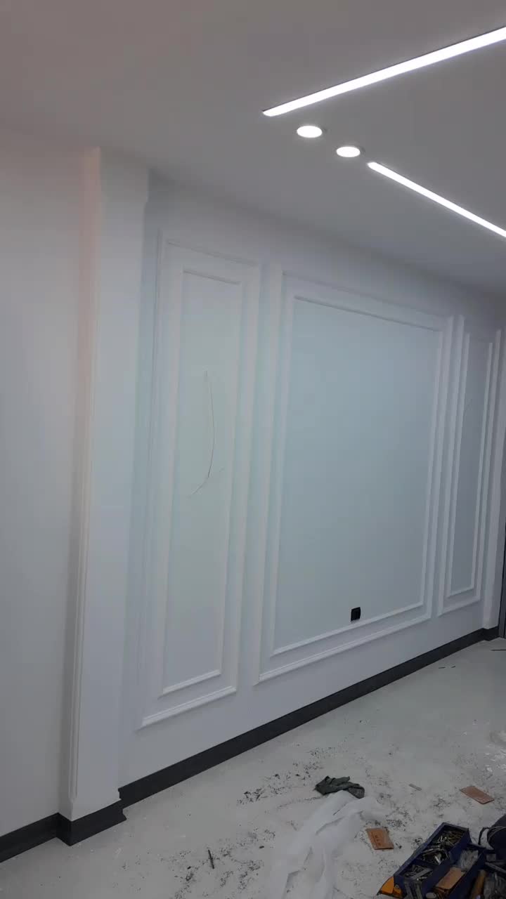 اجرای قاب بندی / قابندی/قرنیز ونبشی/ترمو وال|مصالح و تجهیزات ساختمان|پرند, فاز ۶|دیوار