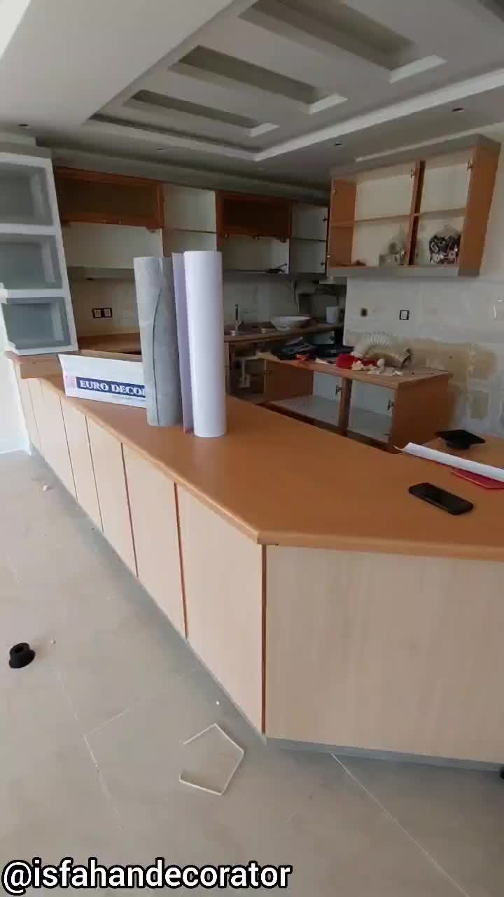 نصب برچسب کابینت کاشی ضدآب تضمینی|خدمات پیشه و مهارت|اصفهان, ملکشهر|دیوار