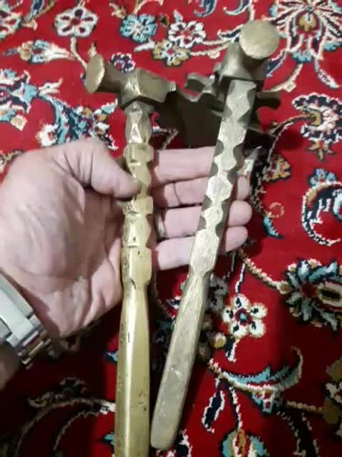 قند شکن برنجی قاجاری|کلکسیون اشیاء عتیقه|قزوین, |دیوار