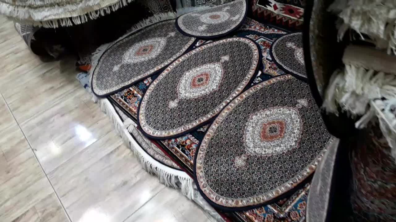 پادری بیضی ریز ماهی ست با دایره رومیزی|پادری|تبریز, |دیوار