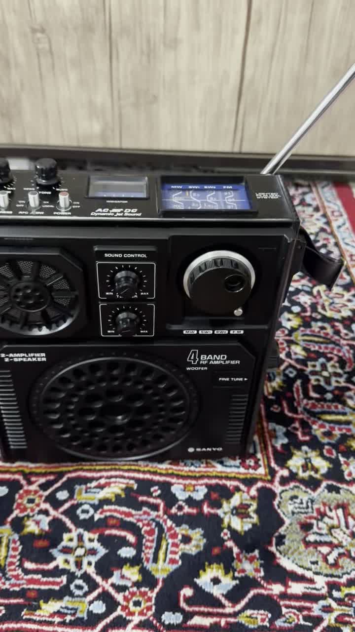 رادیو سانیو ۴ موج|سیستم صوتی خانگی|سنندج, |دیوار