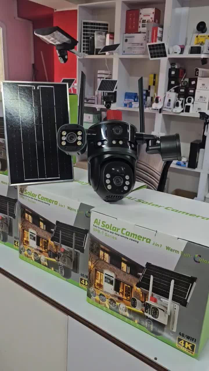 دوربین خورشیدی مدل پلیسی ۳ لنز واقعی|دوربین مداربسته|شیراز, زند|دیوار