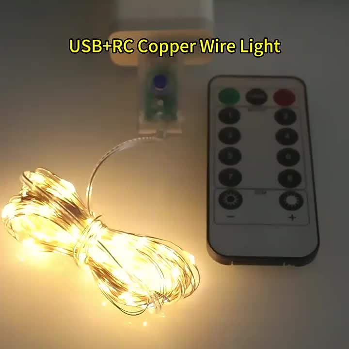 ریسه مفتولی USB کنترل از راه دور دار ضد آب|ریسه و چراغ تزئینی|کرج, اصفهانیها|دیوار