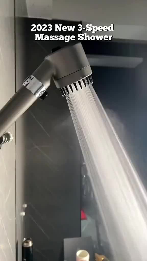 سردوش حمام 4 حالته سیلیکونی افزایش فشار آب|مصالح و تجهیزات ساختمان|شیراز, ارم|دیوار