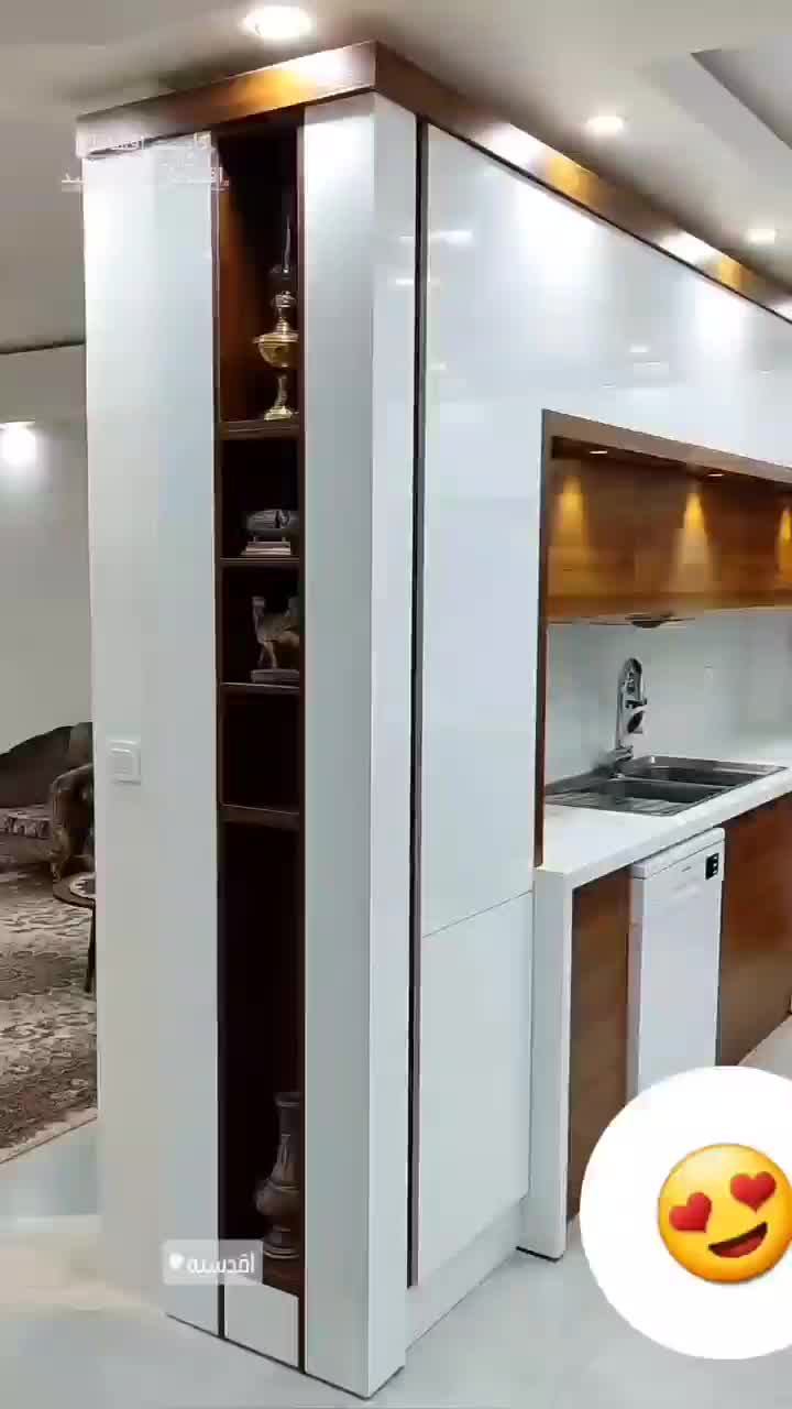 کابینت سفید هایگلس مدرن/ ام دی اف طرح چوب/ اقساطی|مصالح و تجهیزات ساختمان|فردیس, فردیس|دیوار
