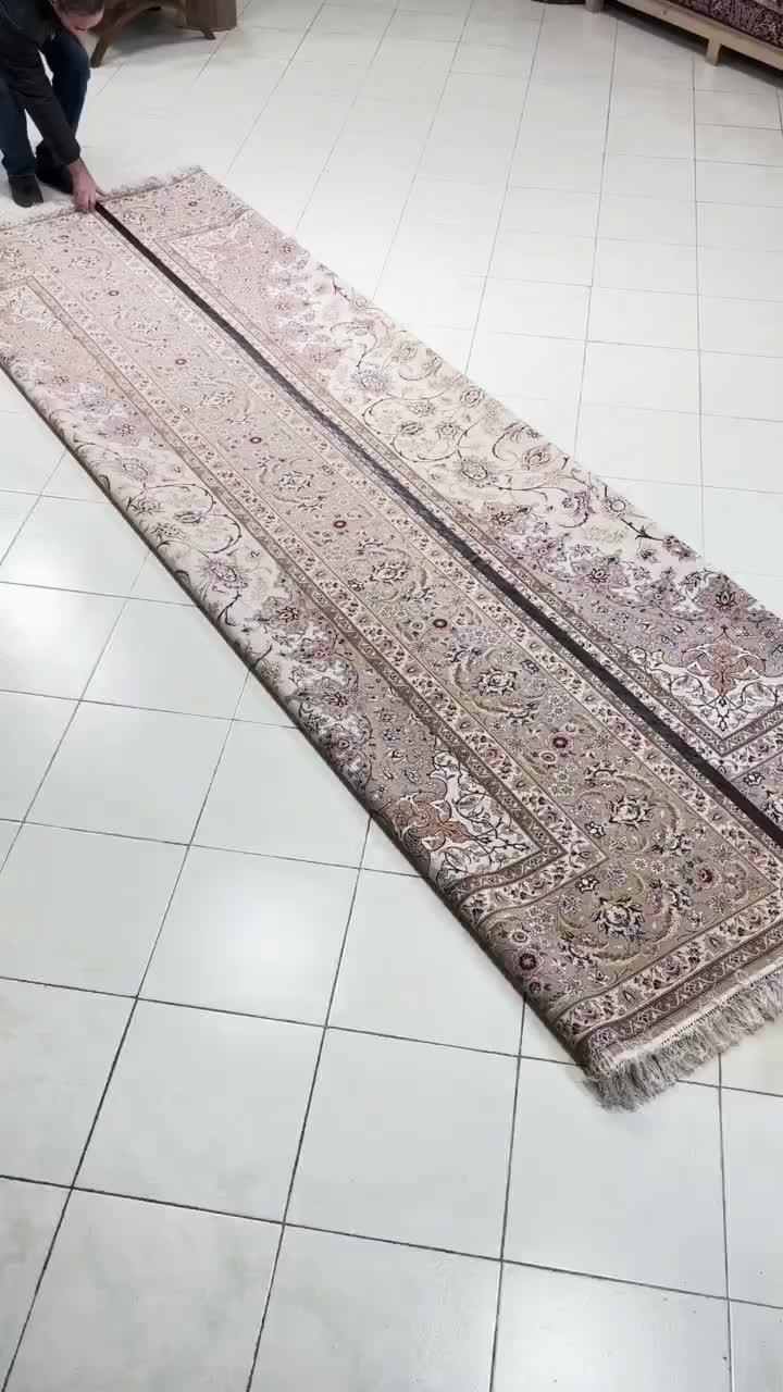 جفت فرش 12 متری کرک و ابریشم اصفهان|فرش|اصفهان, نقش جهان|دیوار