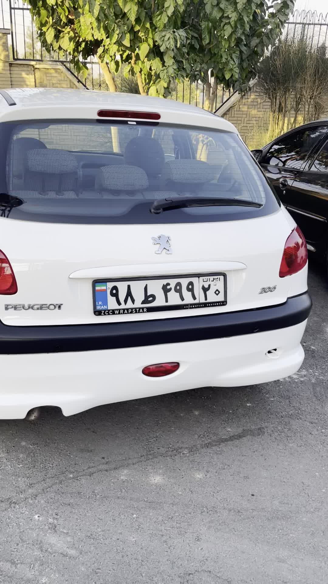 پژو 206 بدون رنگ|خودرو سواری و وانت|تهران, قصر فیروزه ۱|دیوار