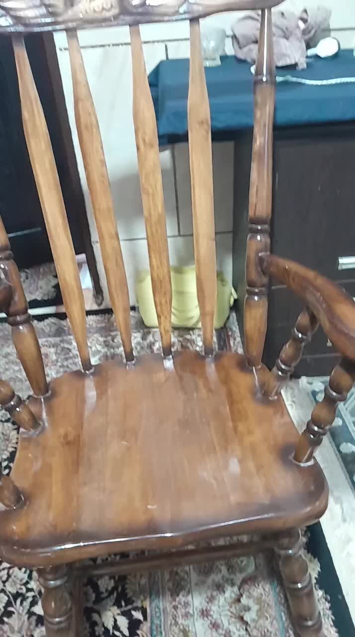 صندلی راک ریلکسی چوب|مبلمان خانگی و میز عسلی|میناب, |دیوار