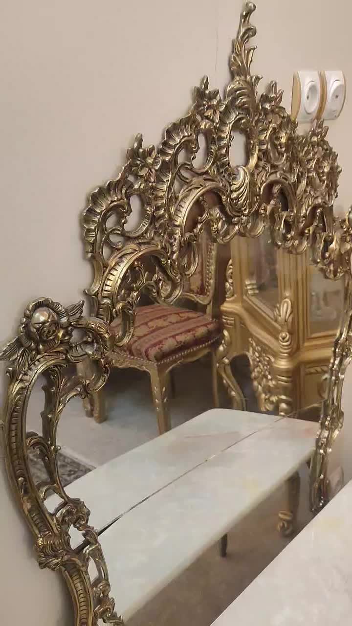 آینه و میز کنسول برنز|بوفه، ویترین، کنسول|قم, باجک یک|دیوار