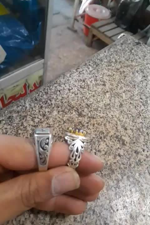 دو عدد انگشتر دست ساز اصل نقره|جواهرات|بناب, |دیوار