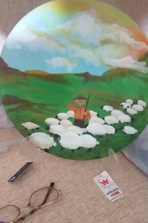 تابلو بوم زیبا|تابلو، نقاشی، عکس|رشت, کوی مهر|دیوار