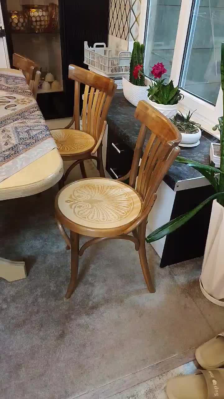 میز و صندلی لهستانی چوب گردو|صندلی و نیمکت|تبریز, |دیوار