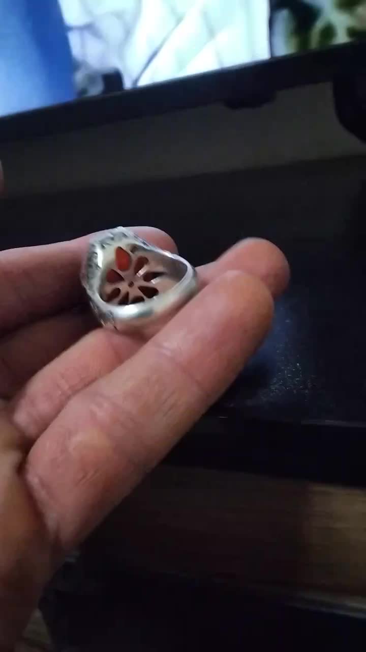 انگشتر نقره دستساز|کلکسیون اشیاء عتیقه|قم, علی آباد سعدگان|دیوار