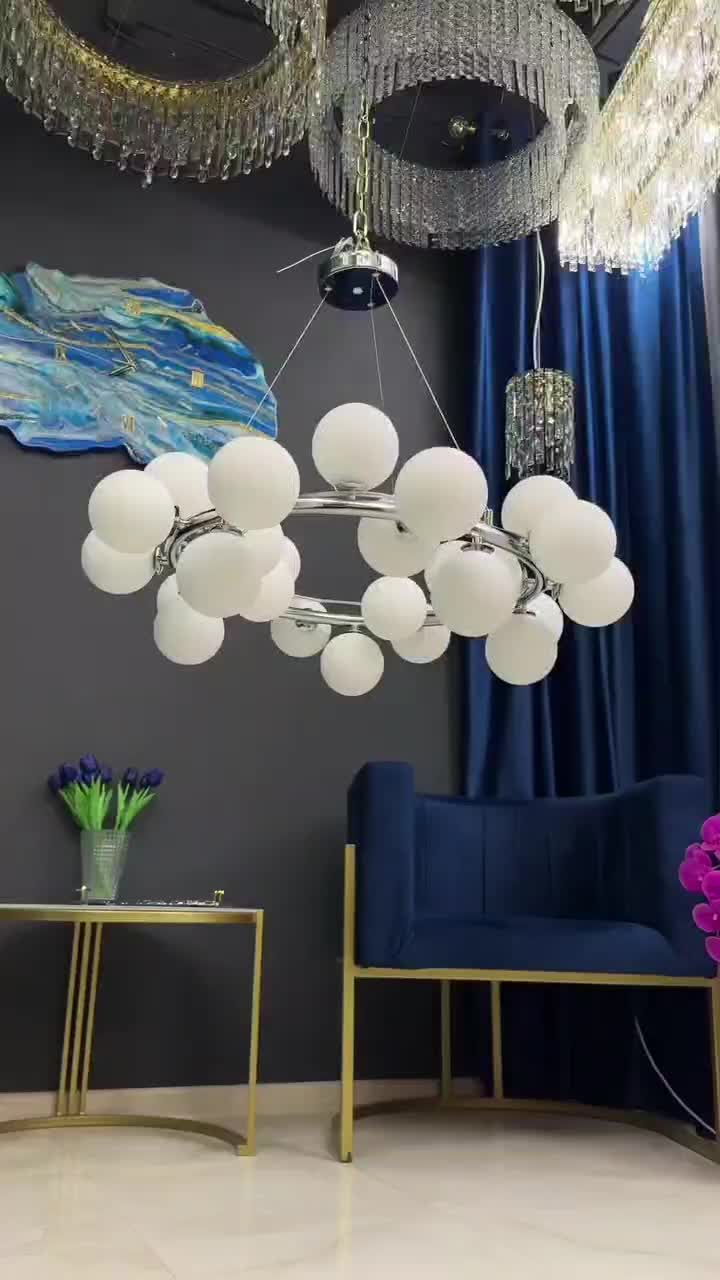 لوستر مدرن خاص طلا آینه مبل اسپرت|لوستر و چراغ آویز|اهواز, ۳۰ متری|دیوار