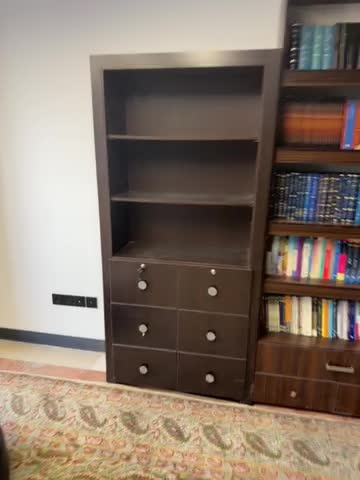 کتابخانه|کتابخانه، شلف، قفسههای دیواری|تهران, زرگنده|دیوار