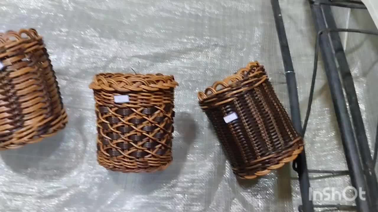 سبد دست بافت|صنایع دستی و سایر لوازم تزئینی|اردکان, |دیوار