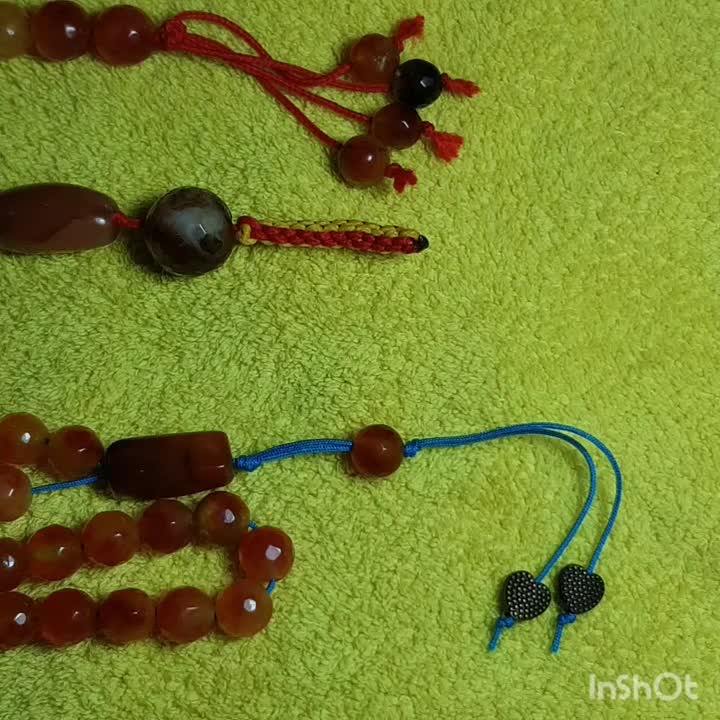 تسبیح عقیق اصل و طبیعی|کلکسیون اشیاء عتیقه|ارومیه, |دیوار