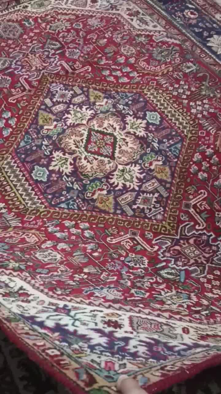 قبا آذرشهر لوزی مدل وینچ دستباف 1.60در2.35|فرش|تهران, آبشار|دیوار