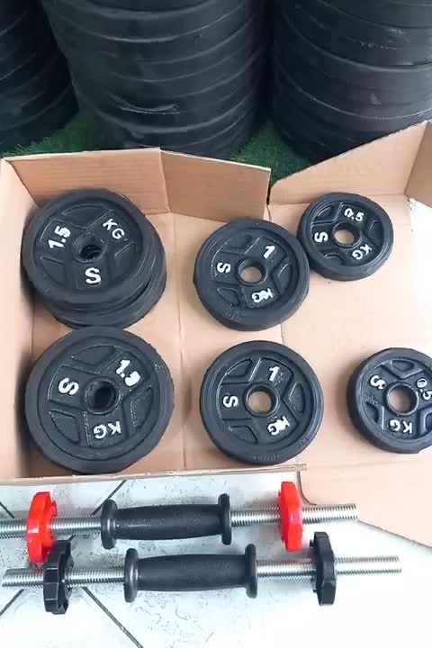 دمبل متغیر فلزی دورلاستیک واقعی در پک ۲۰ کیلویی|تجهیزات ورزشی|تهران, افسریه شمالی|دیوار