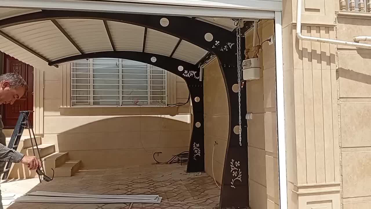 ساخت سازه فلزی ونصب بارانگیر وآفتاب گیر|خدمات پیشه و مهارت|ایلام, |دیوار