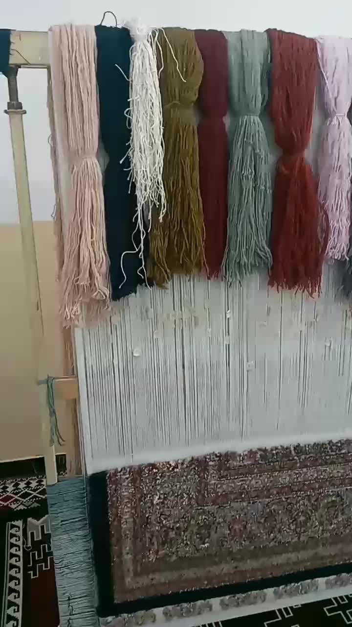 فروش فرش دستباف نیمه کاره طرح ماهی|فرش|شیراز, شهرک رضوان|دیوار