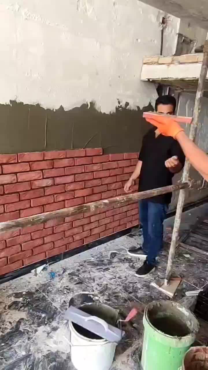 آجر و سنگ نمای داخلی و بیرونی دیزاین دکور|مصالح و تجهیزات ساختمان|اردبیل, |دیوار