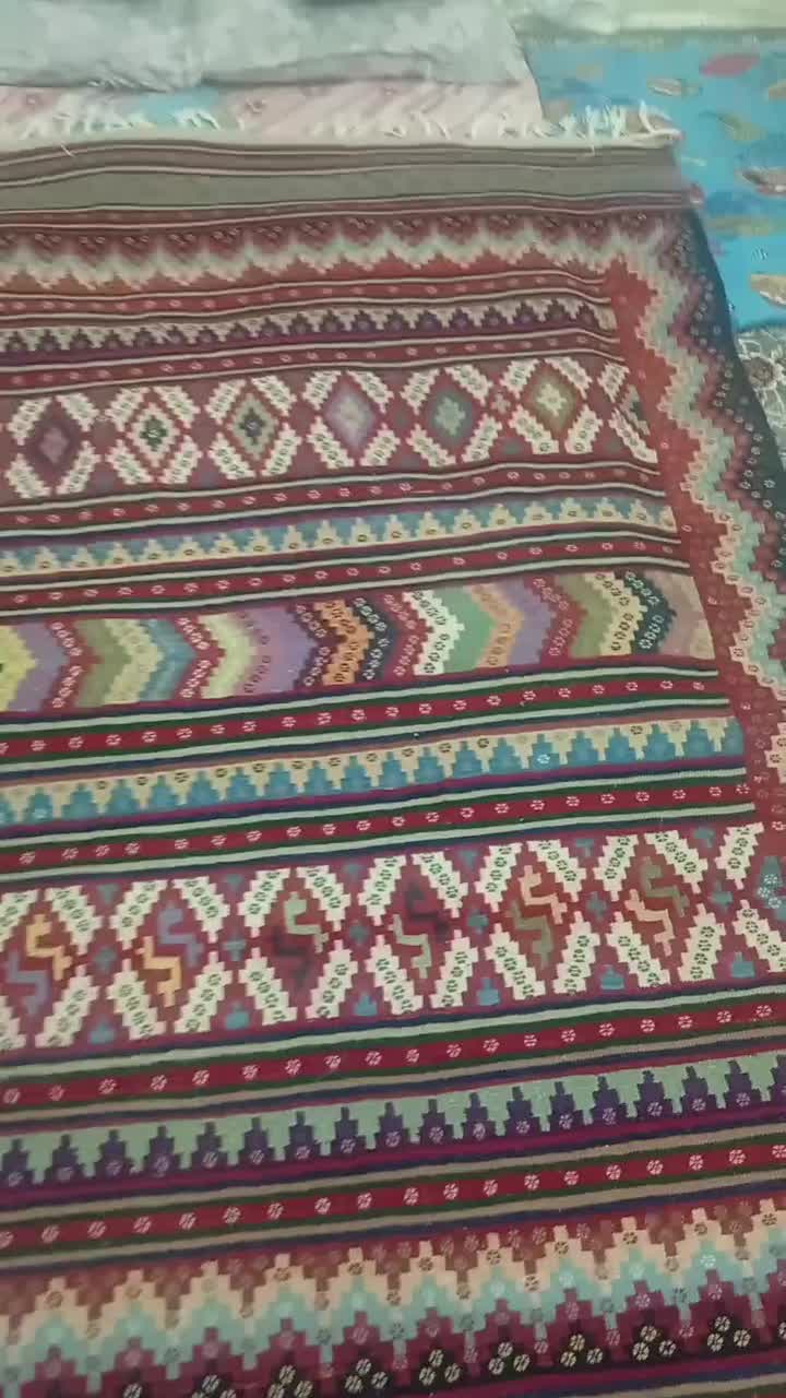 گلیم دست بافت|گلیم، جاجیم، گبه|میبد, |دیوار