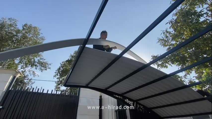 سایبان خودروی تاراز هیراد|مصالح و تجهیزات ساختمان|قشم, |دیوار