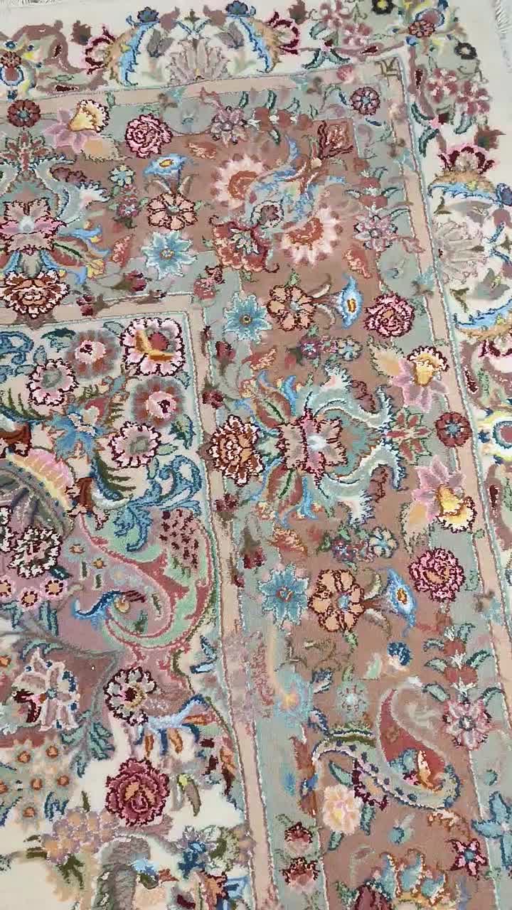 تک 9متری دستباف طرح سیمرغ|فرش|کاشمر, |دیوار