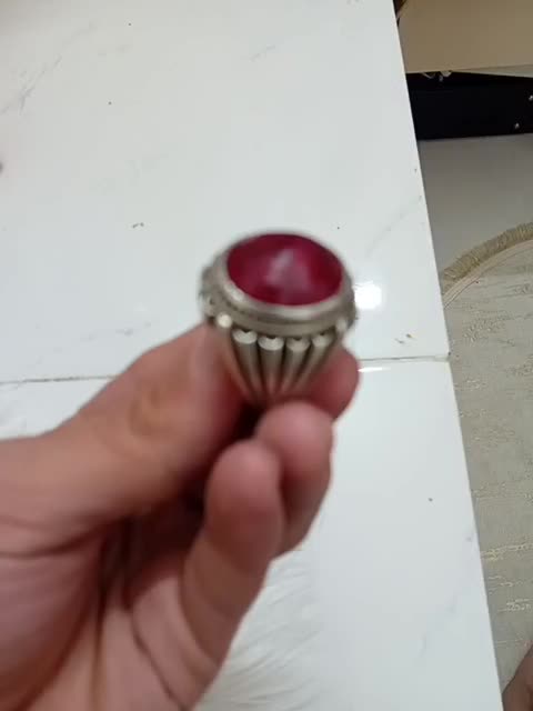 انگشتر یاقوت دونه اناری|جواهرات|قم, منبع آب|دیوار