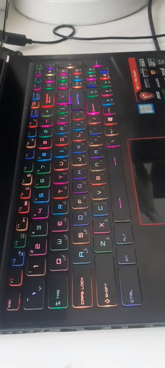 لپتاپ گیمینگ msi ge63|رایانه همراه|تهران, نازی‌آباد|دیوار