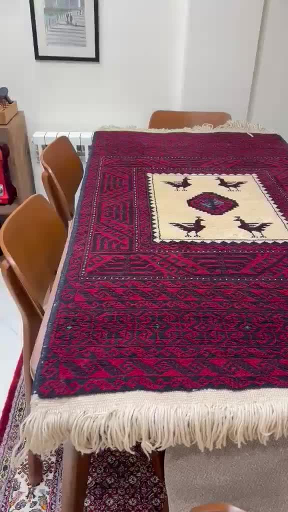 قالیچه دستباف پشم|فرش|تهران, دبستان|دیوار