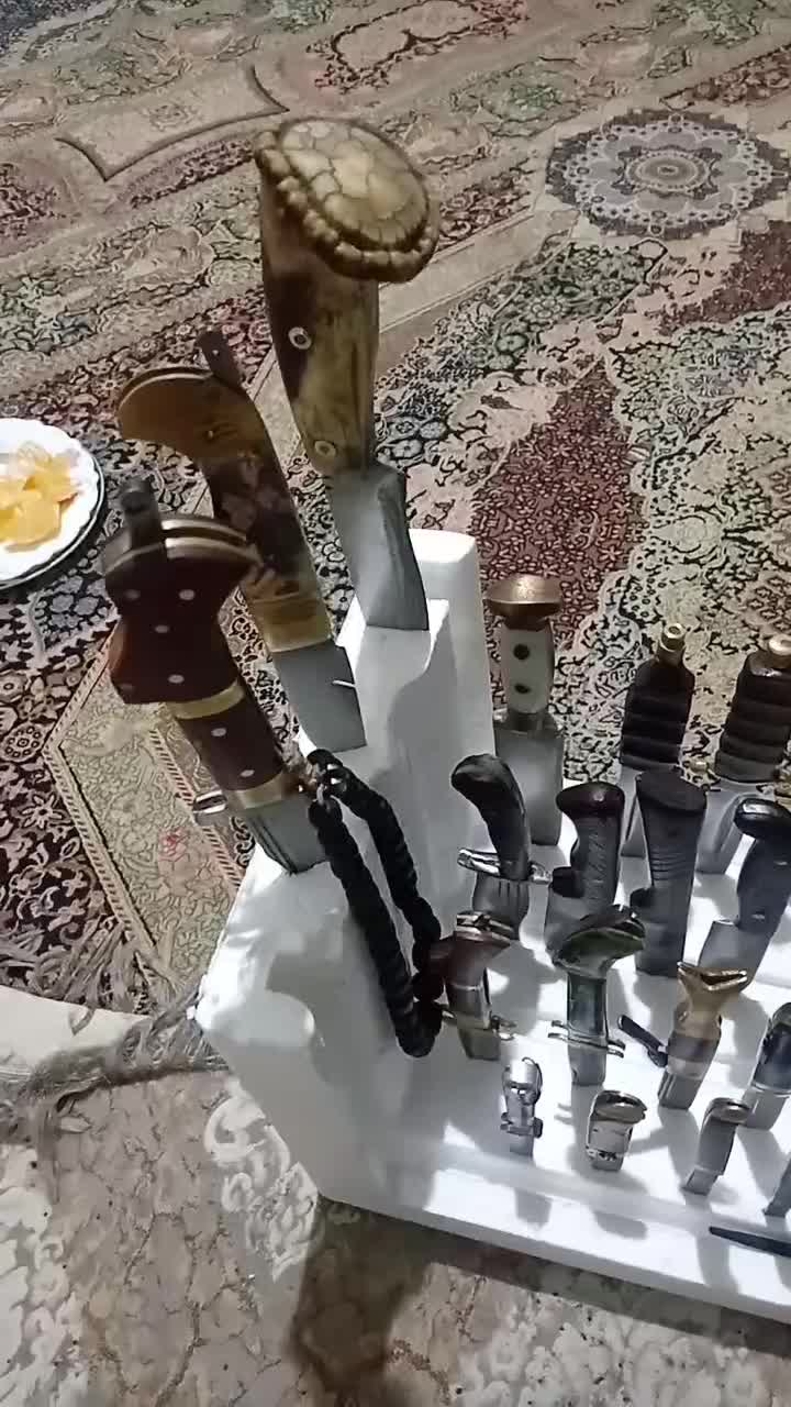 مجموعه کلکسیون چاقو قدیمی|کوهنوردی و کمپینگ|گرگان, |دیوار