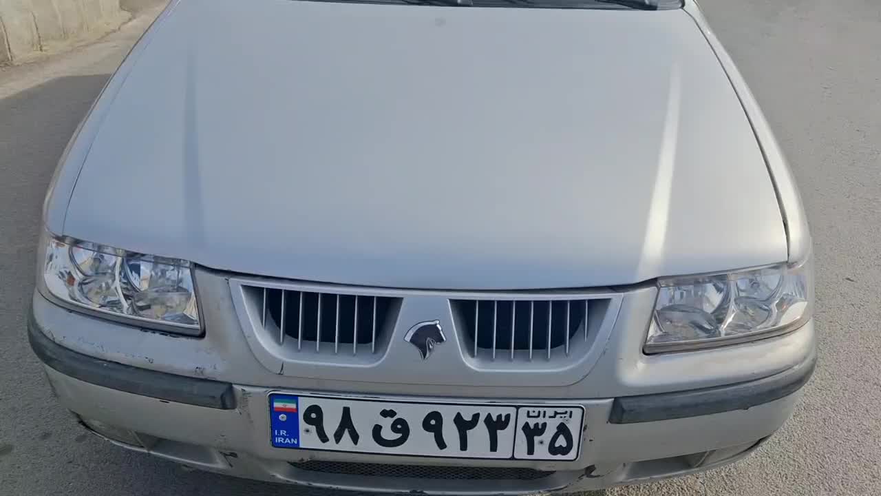 سمندنقره ایLX88 شاسی سالم بدون آفتاب سوختگی خاصا|خودرو سواری و وانت|مراغه, |دیوار