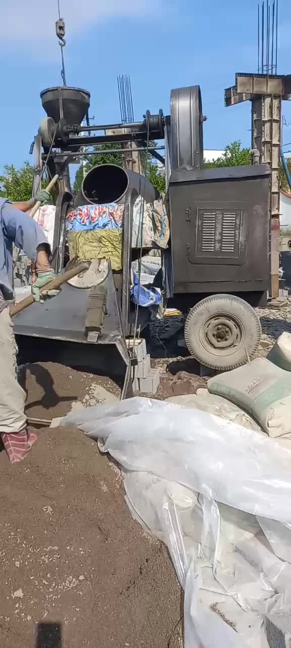 بتن ریزی بادستگاه خلاطه|خدمات پیشه و مهارت|بابل, |دیوار