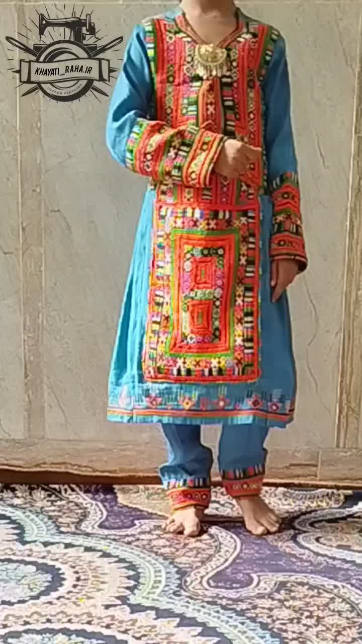 خیاطی لباس بلوچی زنانه|لباس|ایرانشهر, |دیوار